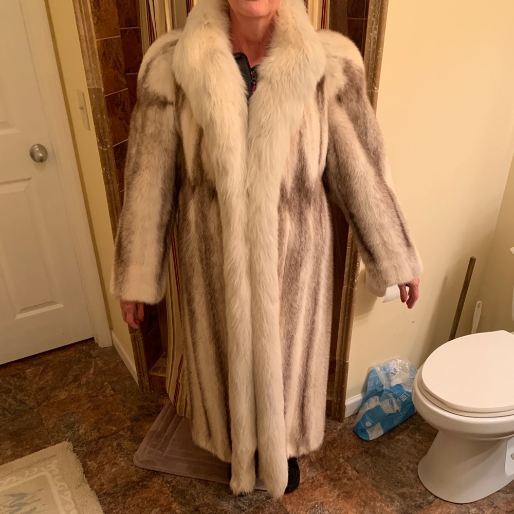 Authentic Christian Dior Mink Fur Coat Large 10